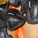 Like new Teal Rollerblades with safety pads size womens 9