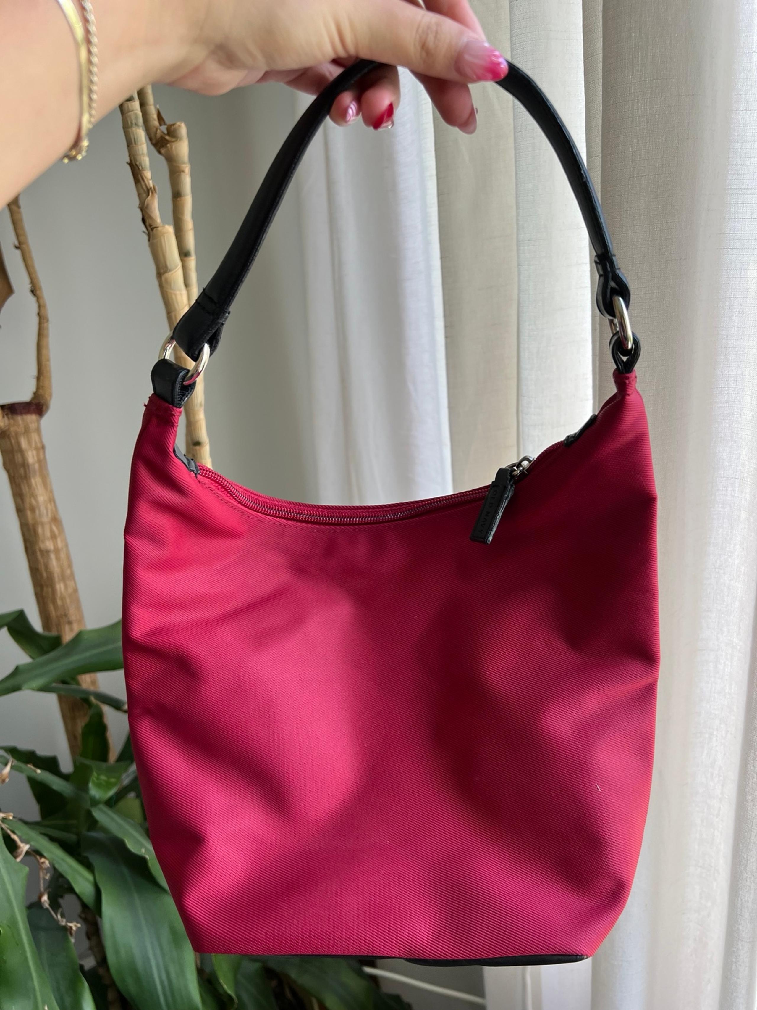 Red/Burgundy Shoulder Canvas Bag, Old Navy