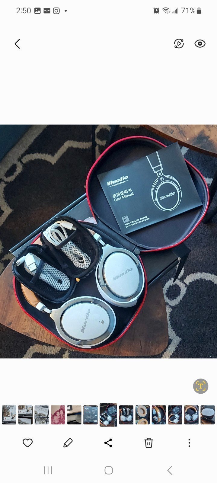 Bluedio F The second generation Oval Over-ear Design headphone