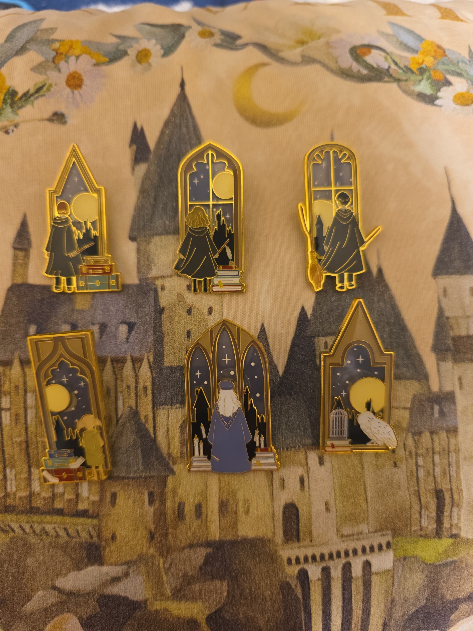Complete Set - Harry Potter Stained Glass- x WB loungefly - Collectible set
