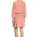 NWT MSRP 248 Joie Feather-Print Crepe Dress Women's Size Medium