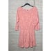 NWT MSRP 248 Joie Feather-Print Crepe Dress Women's Size Medium