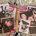 Beautiful roses and butterflies paperbag scrapbook