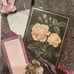 Beautiful roses and butterflies paperbag scrapbook