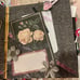 Beautiful roses and butterflies paperbag scrapbook