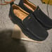Black acupressure shoes