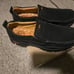 Black acupressure shoes
