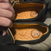 Black acupressure shoes