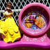 DISNEY BELLE ALARM CLOCK RARE HTF BELLE (STATUE NEXT TO CLOCK) EASY TO SET