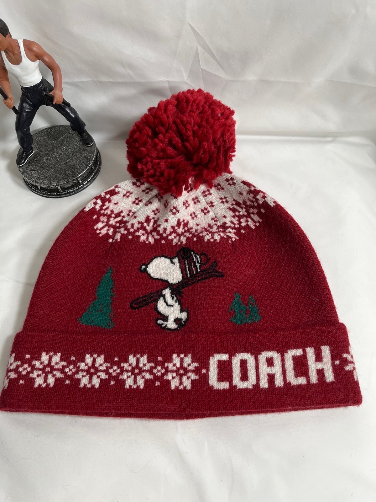 Coach X Peanuts Beanie With Snoopy