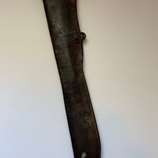 Antique Civil War Era Rifle Scabbard Marked; 1 CAV NYI & 101 CAV N.Y.E. (33”)