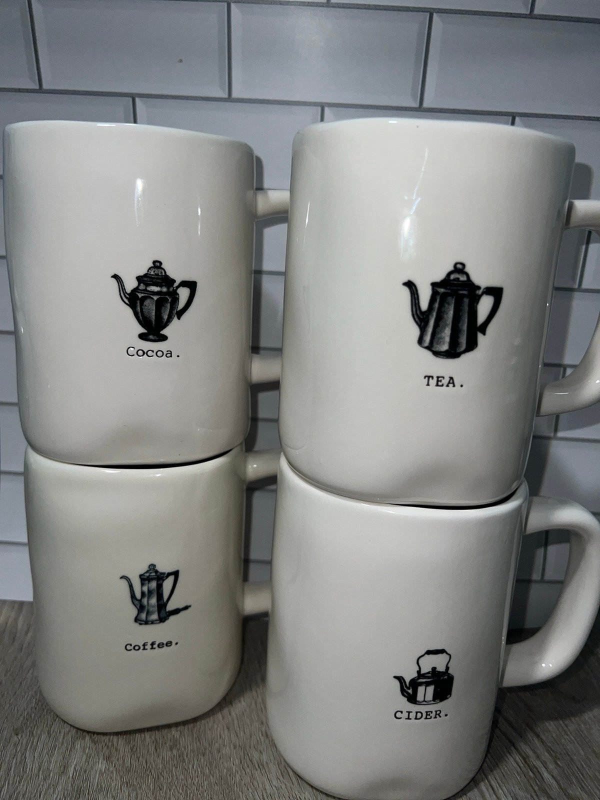 Rae Dunn OG icon mug set