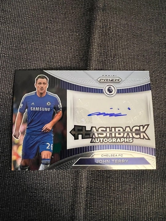 2022-23 Panini Prizm Premier League Chelsea FC John Terry Flashback Autograph