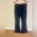 Free People Super Flare Dallas Wash Denim Jeans Size 28 Mid Rise Retro Y2K