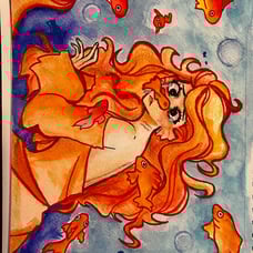Goldfish Painting