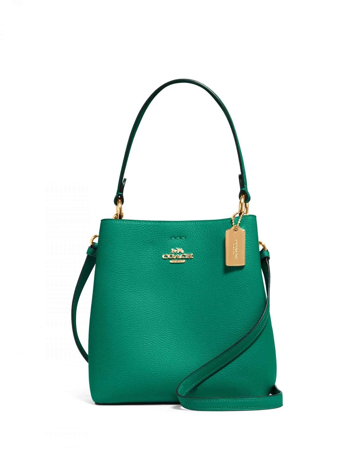 Coach Small Twin Bucket Purse - Bright Jade