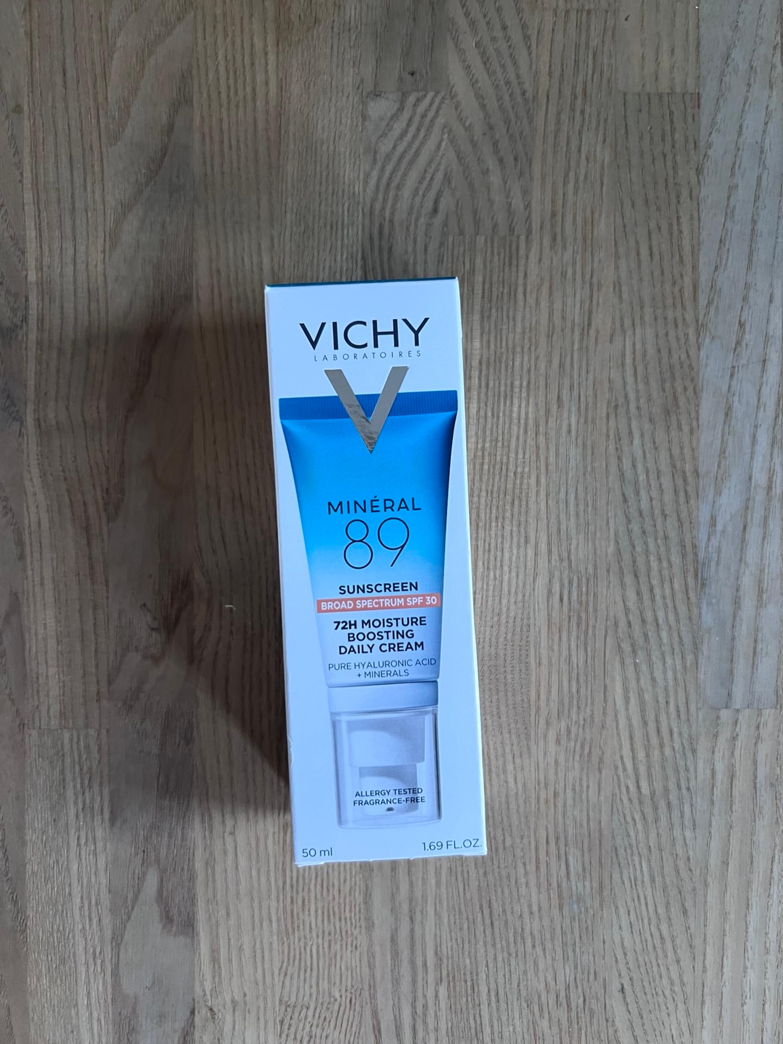 Vichy Mineral 89 Sunscreen SPF 30 1.7 fl oz 50 ml