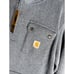 Carhartt Mens Large Blue Relaxed Fit Midweight Quarter Zip Pocket Fleece Sweater