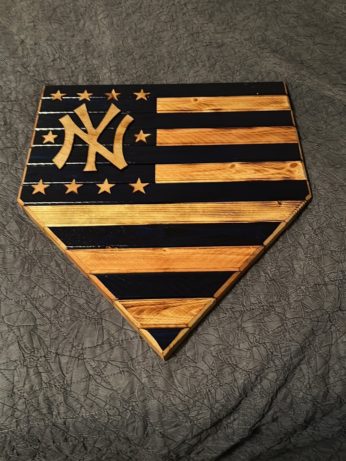NEW YORK YANKEES WOOD HOME Plate