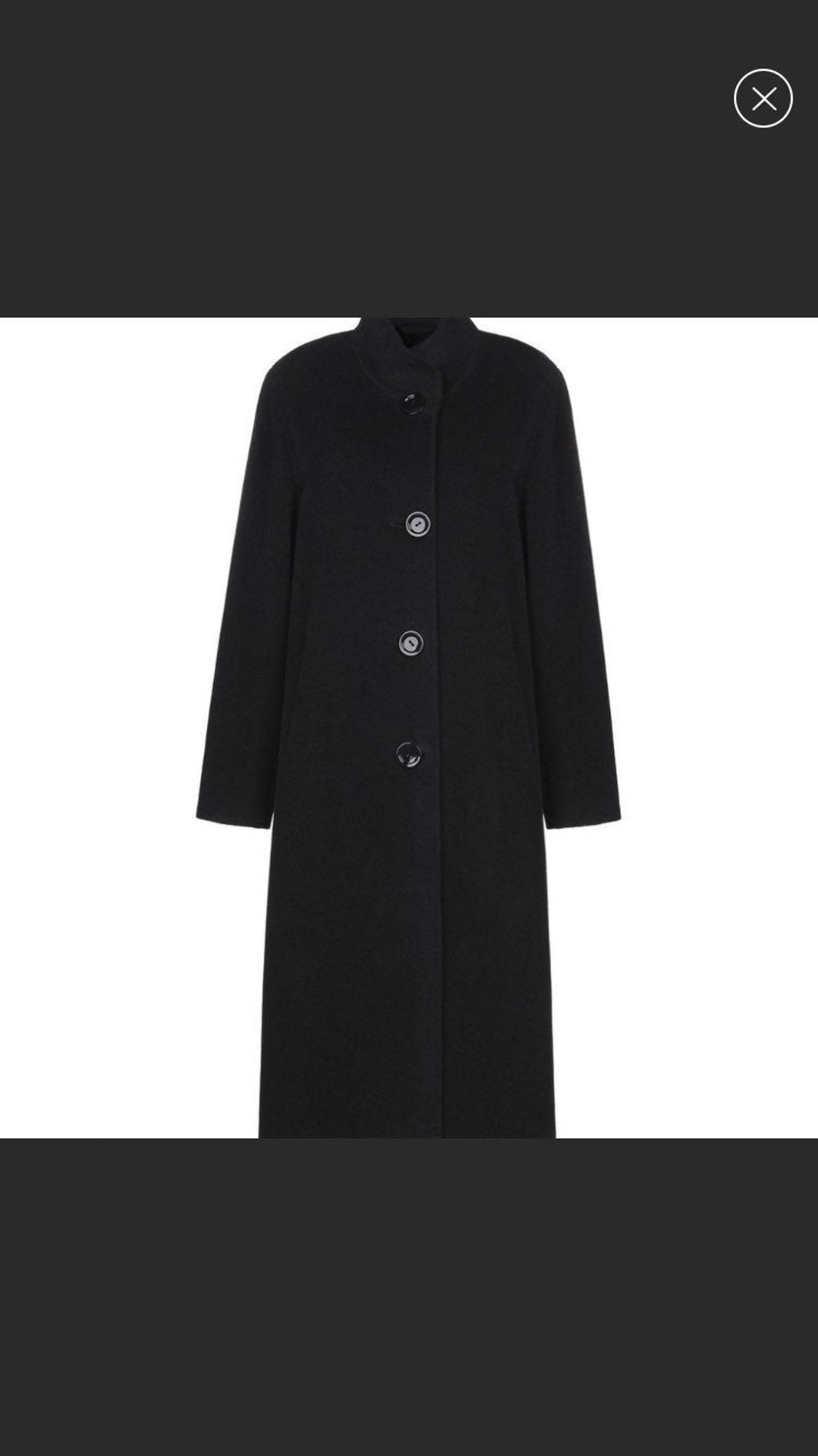 CINZIO ROCCA due Coat Full Length Italian Wool & Cashmere 14 USA