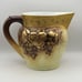 Stunning Rare Hand-Painted Gold Pitcher - Grapes Design - Signed Frances Hogan