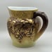 Stunning Rare Hand-Painted Gold Pitcher - Grapes Design - Signed Frances Hogan