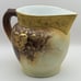 Stunning Rare Hand-Painted Gold Pitcher - Grapes Design - Signed Frances Hogan