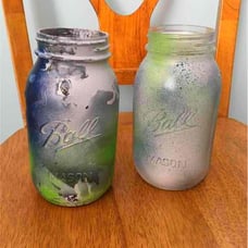 Mason jar (with or without tops)