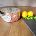 BAUMALU Handmade in France Saucepan, Solid Copper & Cast Iron Handle