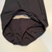 Vintage Longitude Swimsuit Size 14 One Piece Modest Black White Gold