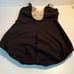 Vintage Longitude Swimsuit Size 14 One Piece Modest Black White Gold