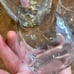 VINTAGE RARE GENUINE Crystal Ice Bucket and 4 rocks