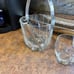 VINTAGE RARE GENUINE Crystal Ice Bucket and 4 rocks