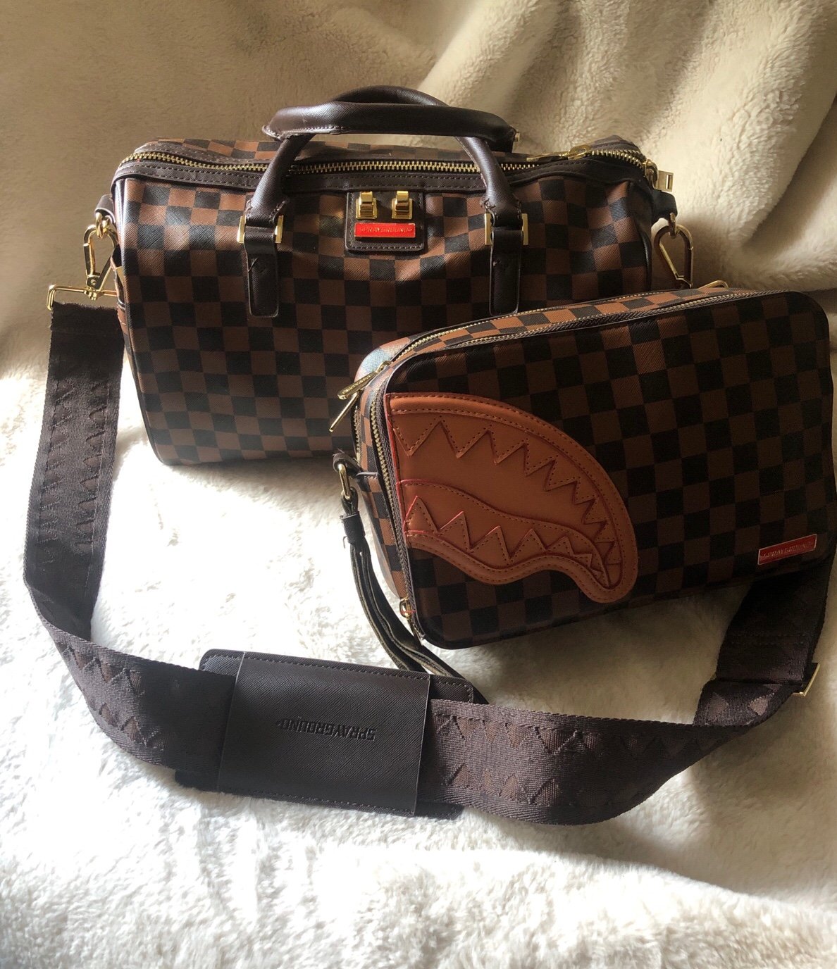 Spray ground henny collection 2 bag bundle