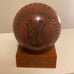 GRID WORKS INC. NY YANKEES LASER ENGRAVED SOLID WOOD BASEBALL