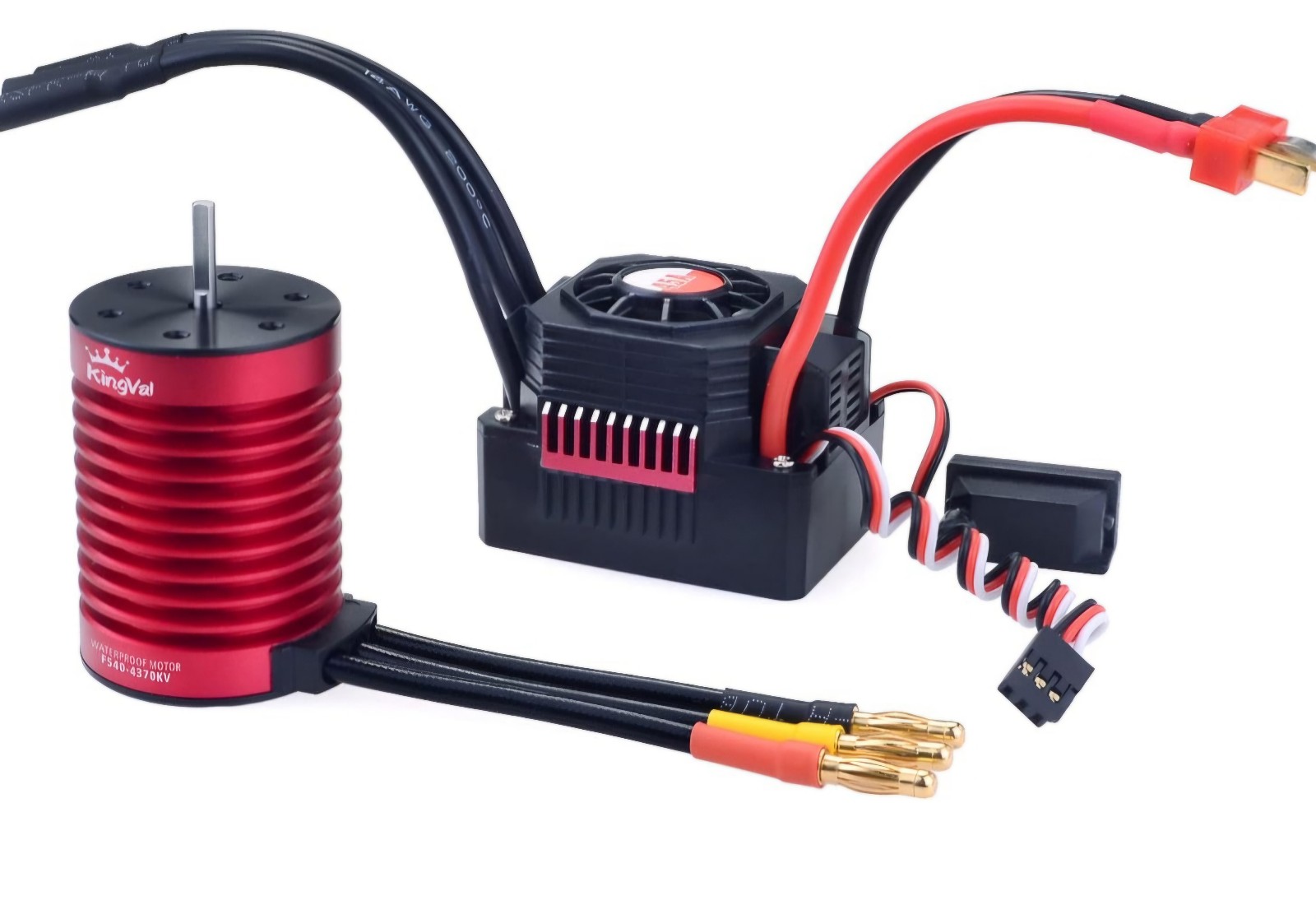 KingVal Replacement F540 4370KV Waterproof Brushless Motor Shaft 3.175mm with 45