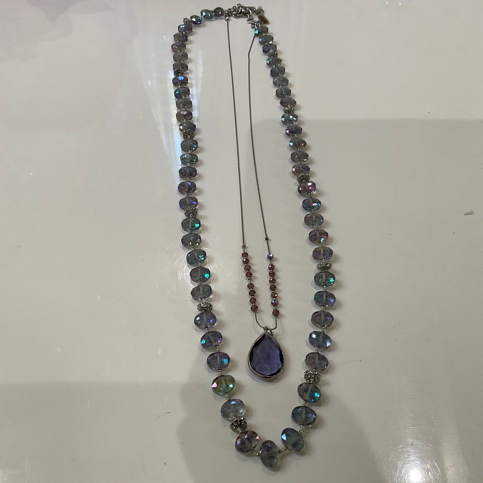 Premier Designs Jewelry crystal layered necklace