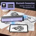 Tattoo Stainless Steel Tattoo Stencil Printer with Bluetooth, 2500 MAH Battery,