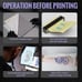 Tattoo Stainless Steel Tattoo Stencil Printer with Bluetooth, 2500 MAH Battery,