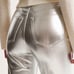 NWT Women's Abercrombie & Fitch Vegan Leather 90s Straight Pant Size 12
