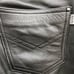 Classic Gear Gericke black leather riding pants waist 26 raw hem