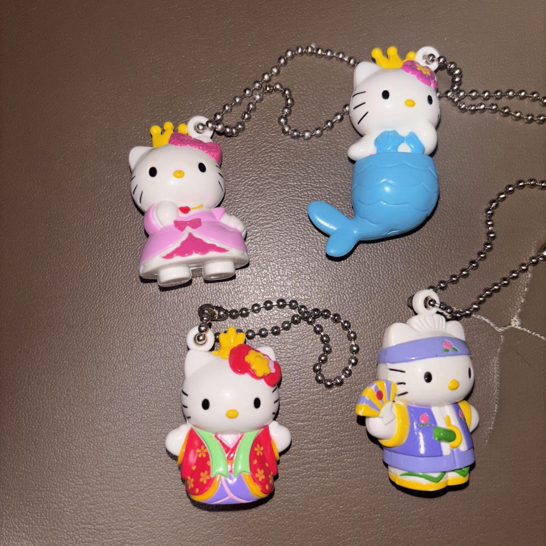 Hello Kitty Keychain Ball Chain Figure Charm