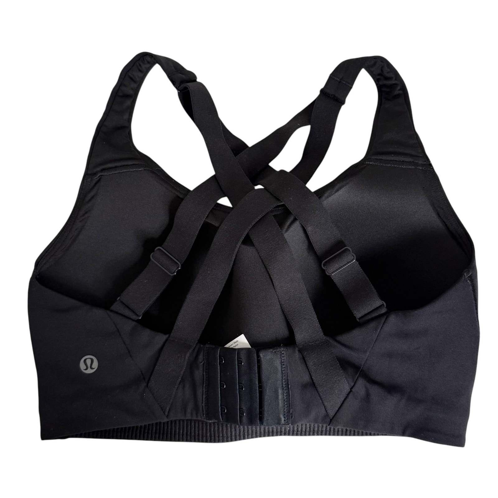 Lululemon Energy Bra High Support Black Sports Bra Size 32DD - detail