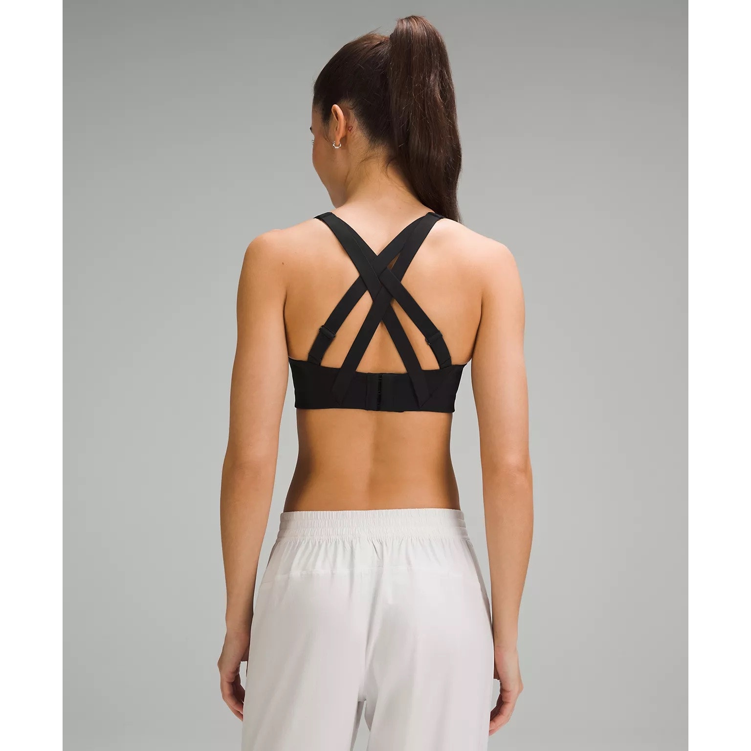 Lululemon Energy Bra High Support Black Sports Bra Size 32DD - detail