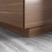 (2)x IKEA kitchen toekick VOXTORP Plinth, walnut effect 303.281.43