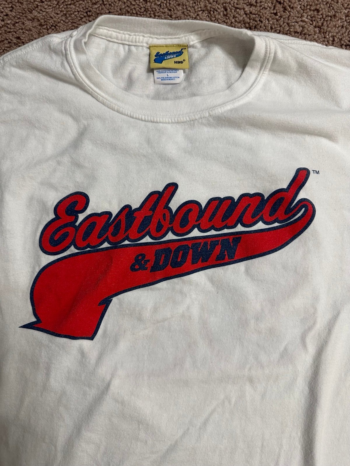 Vintage East bound & Down Kenny Powers HBO TV Show Shirt (2009)