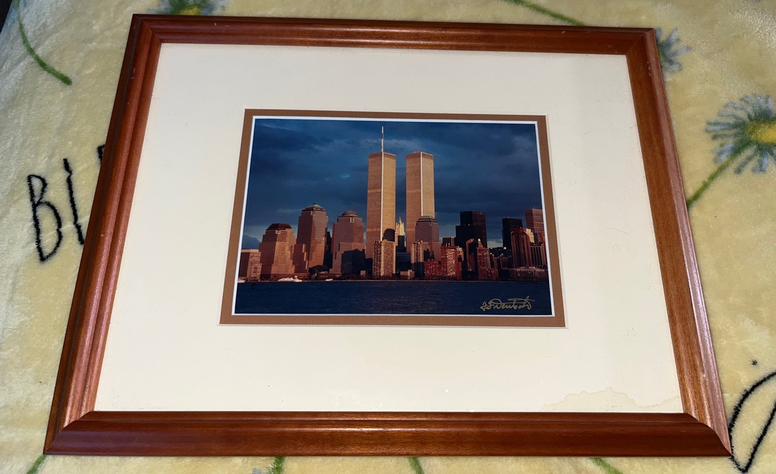Storm Over The Twin Towers Original Photograph