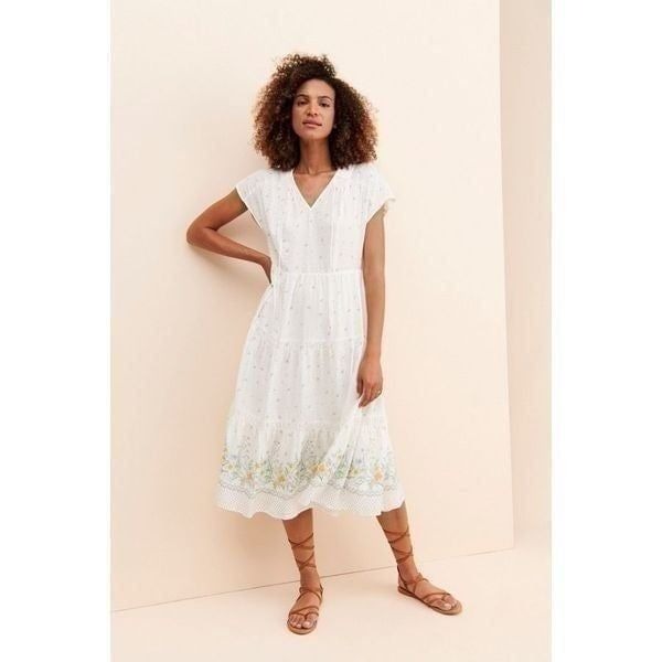 Anthropologie Current Air Garden Floral Maxi Dress