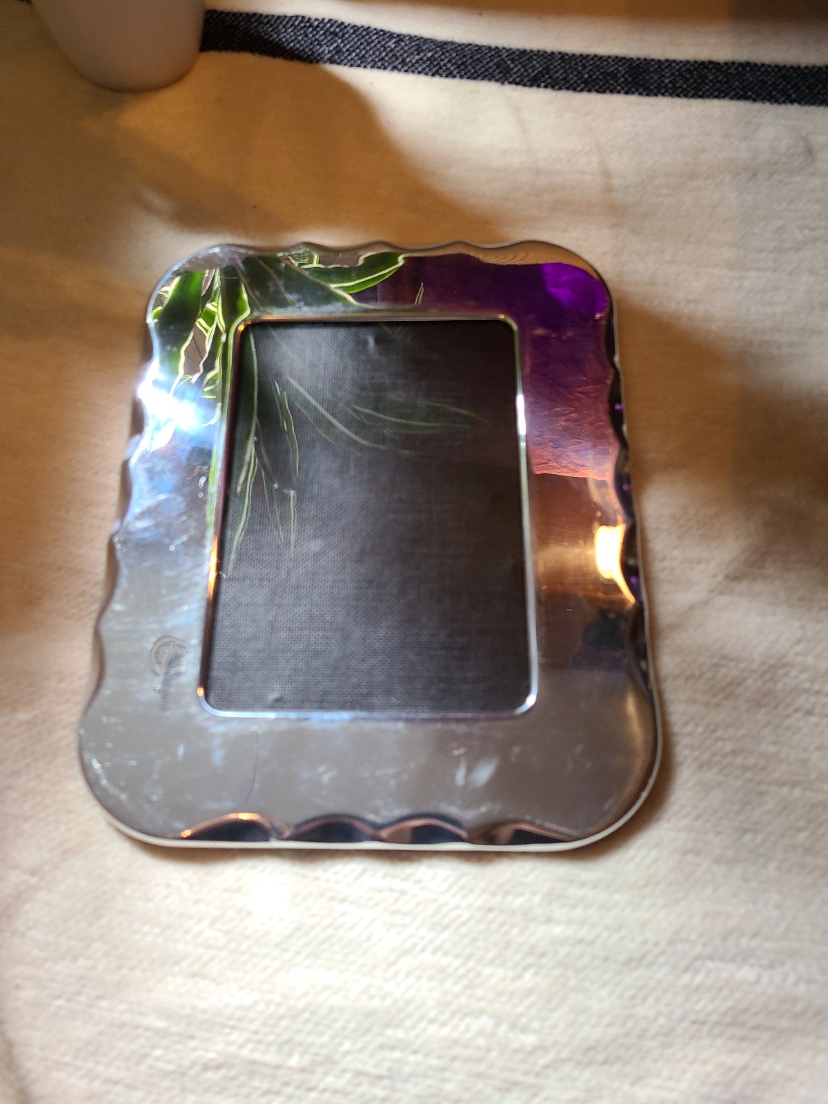 Nambe Classic Silver Picture Frame. U