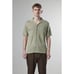 NN07 Pale Green Henry linen Knit Short Sleeve Shirt